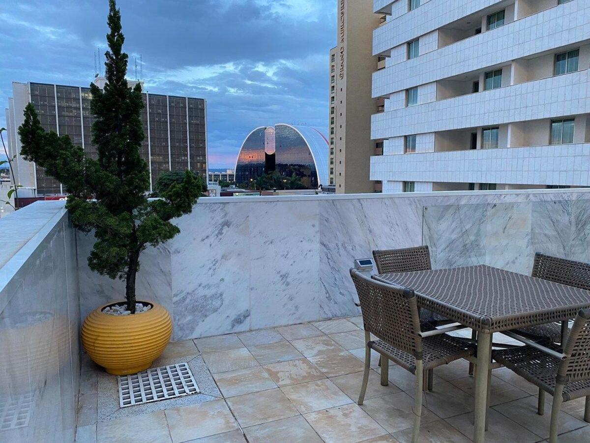 Flat Encantador No 11º Com Vista Pra Torre De Tv 브라질리아 외부 사진